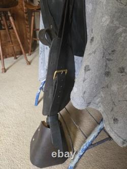 Model 1859 McClellan Officer's Calvary Saddle 12 Seat, Completely Refurbished