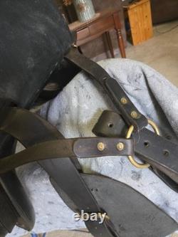 Model 1859 McClellan Officer's Calvary Saddle 12 Seat, Completely Refurbished