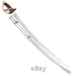 Model 1860 Union Cavalry Officer's Civil War Saber with Scabbard by Armor Venue