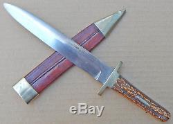 NICE Early Circa 1850 US Civil War era 8.25 Antique MAPPIN BROTHERS Bowie Knife