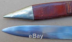 NICE Early Circa 1850 US Civil War era 8.25 Antique MAPPIN BROTHERS Bowie Knife