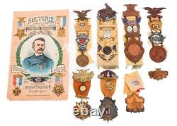 Named Union Civil War Battle Of WIA Gettysburg Soldier GAR Medal Group L@@K