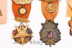 Named Union Civil War Battle Of WIA Gettysburg Soldier GAR Medal Group L@@K