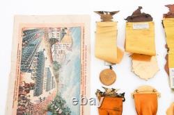 Named Union Civil War Battle Of WIA Gettysburg Soldier GAR Medal Group L@@K