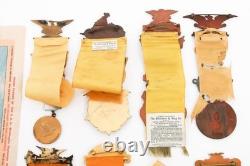 Named Union Civil War Battle Of WIA Gettysburg Soldier GAR Medal Group L@@K