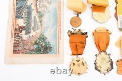 Named Union Civil War Battle Of WIA Gettysburg Soldier GAR Medal Group L@@K