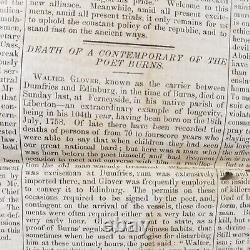 National Anti-Slavery Newspaper 1862 January 18 Black Emancipation Antique A202