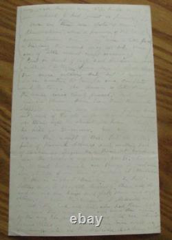New Bern North Carolina Union Soldier Letter Rebel Siege 1863