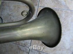 Nice CIVIL WAR TYPE LONG COMPANY INFANTRY BUGLE, French Made, Musician, GIFT