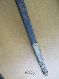 Nice Original Civil War Musician Sword & Scabbard, Bright Blade, Exc. Decorator