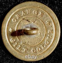 Non Dug 1820 Militia Rifleman's Sharpshooters Gold Gilt Button 200 Years Old