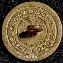 Non Dug Very Rare 1820's State Militia Rifleman's Sharpshooters Gold Gilt Button