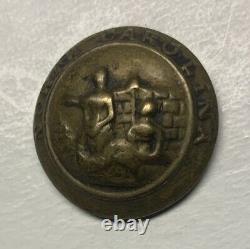 North Carolina Local Marked Civil War Coat Button