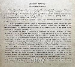 ORIGINAL AFRICAN AMERICANA COTTON MARKET MONTGOMERY ALABAMA PHOTO c1910