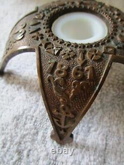 ORIGINAL ANTIQUE CIVIL WAR INKWELL Corps Badges 1861-1866