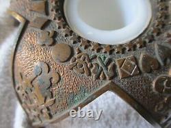 ORIGINAL ANTIQUE CIVIL WAR INKWELL Corps Badges 1861-1866