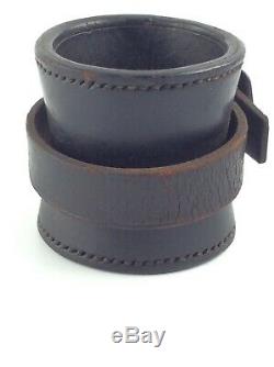 ORIGINAL CIVIL WAR 1860 US CAVALRY SADDLE CARBINE leather THIMBLE SOCKET BOOT