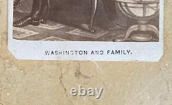 ORIGINAL! CIVIL WAR ERA GEN. WASHINGTON AND FAMILY CDV PHOTO c1864