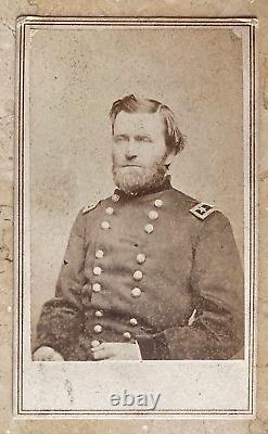 ORIGINAL CIVIL WAR UNION LT. GENERAL ULYSESS S. GRANT CDV PHOTO c1864