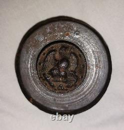 ORIGINAL Civil War Naval Button Mold Eagle clutching anchor SCARCE