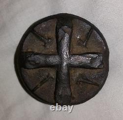 ORIGINAL Civil War Naval Button Mold Eagle clutching anchor SCARCE