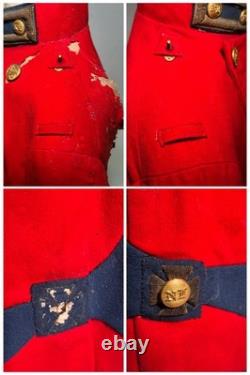 ORIGINAL NAMED Indian Wars Boston Militia National Lancers Unform Tunic Pants