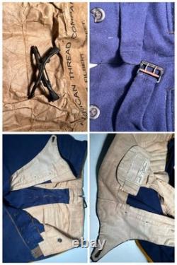 ORIGINAL NAMED Indian Wars Boston Militia National Lancers Unform Tunic Pants