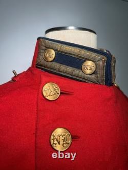 ORIGINAL NAMED Indian Wars Boston Militia National Lancers Unform Tunic Pants