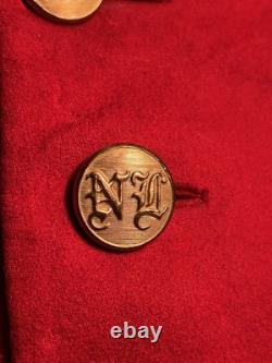 ORIGINAL NAMED Indian Wars Boston Militia National Lancers Unform Tunic Pants