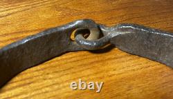 ORIGINAL Slave Collar Hand Forged Wrought Iron Black Americana Civil War 1800s