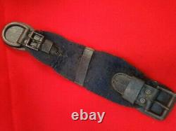 ORIGINAL US FEDERAL CAVALRY CIVIL WAR GIRTH CINCH 1859 McCLELLAN SADDLE DISPLAY