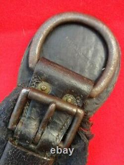 ORIGINAL US FEDERAL CAVALRY CIVIL WAR GIRTH CINCH 1859 McCLELLAN SADDLE DISPLAY