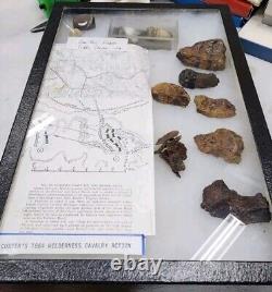 ORIGINIAL ARTIFACTS FROM CUSTERS 1864 Battle Virginia Brock Road Geo. Row Farm