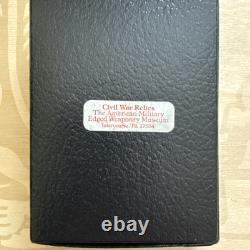 Old CS Saddle Tag Metal Brass saddle shield. Civil War (1861-1865)