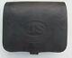 Orig. US Civil War Issued M1864 Pattern Cartridge Box WithOne Tin + buckles intact