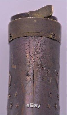 Original 1851-1861 Colt Powder Flask Army Navy Percussion Revolver Civil War Era