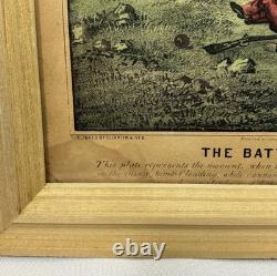 Original 1862 Currier & Ives Civil War Battle of Pittsburgh, TENN. Lithograph