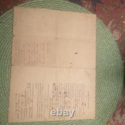 Original 1865 Civil War Discharge Co. B, 76th Ohio Vol Inf Vol Mustered July 1866