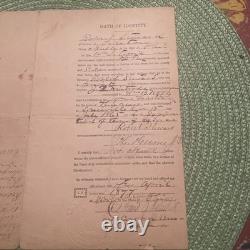 Original 1865 Civil War Discharge Co. B, 76th Ohio Vol Inf Vol Mustered July 1866