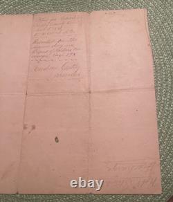 Original 1865 Civil War Discharge Co. B, 76th Ohio Vol Inf Vol Mustered July 1866