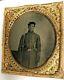 Original 6th Plate Size Civil War Soldier Triple Armed Must See 3 Day Listing