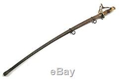 Original Ames Sword U. S. Civil War M1860 Light Cavalry Saber Scabbard 1865