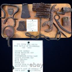 Original Antique Dug Civil War Relics Wilderness Battle Virginia Grant Lee