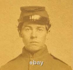 Original CDV, Soldier, Young Boy, Civil War, Albumen Photo