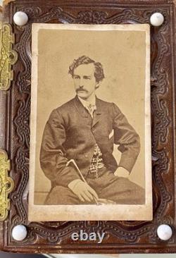 Original CDV of John Wilkes Booth Assassinated Abraham Lincoln 1865
