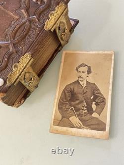 Original CDV of John Wilkes Booth Assassinated Abraham Lincoln 1865