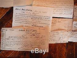 Original CIVIL WAR CONFEDERATE PLANTATION LOT! Slaves, CSA, Baggott family