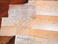 Original CIVIL WAR CONFEDERATE PLANTATION LOT! Slaves, CSA, Baggott family