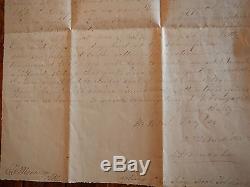 Original CIVIL WAR CONFEDERATE PLANTATION LOT! Slaves, CSA, Baggott family