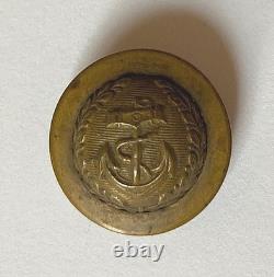 Original! CIVIL War Confederate States Navy (csn) Uniform Button